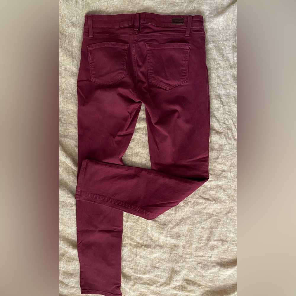 Ankle length straight cotton Jean